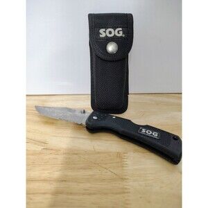 SOG MAGNADOT KNIFE Specialty Knives And Tools With Case Has Belt Loop On Case